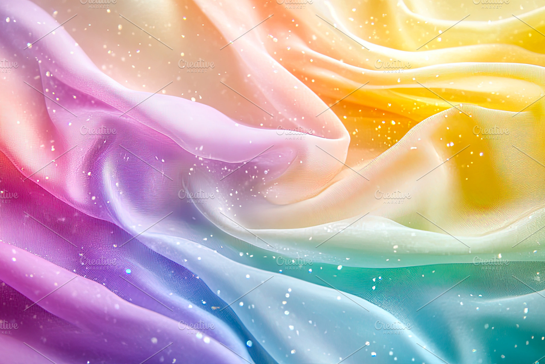 Iridescent Pastel Fabric with Sparkles, a Background Photo by Ales Munt