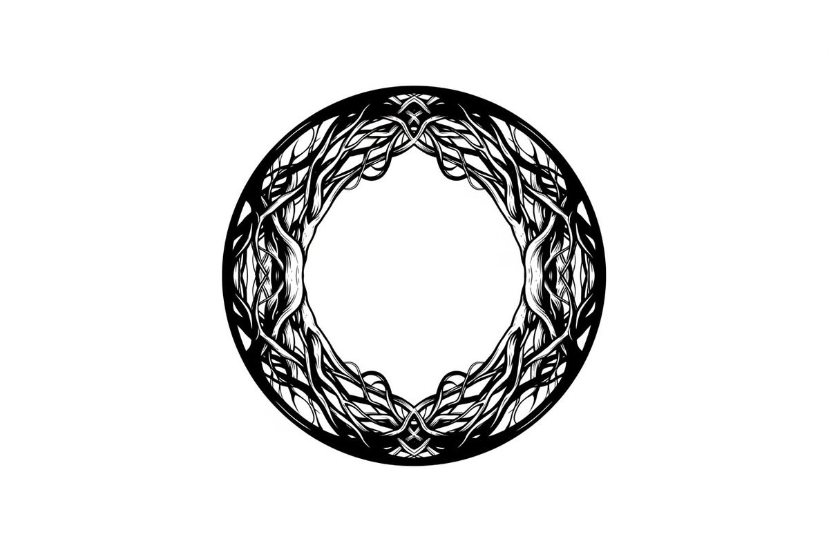 Hand Drawn Wreath Frame Bundle, an Illustration by yasushie (Photo 12 of 51)