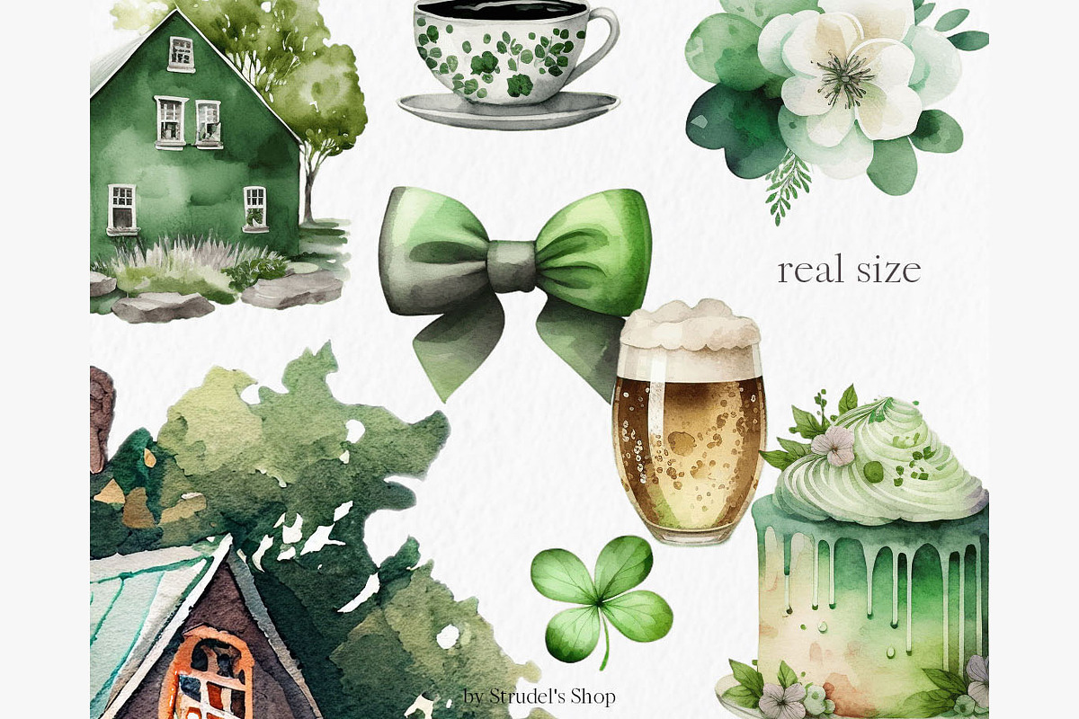 St patricks day clipart, an Object Graphic by MyLittleMeow (Photo 5 of 9)