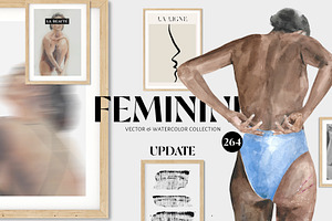 Body Positive. Feminine Art