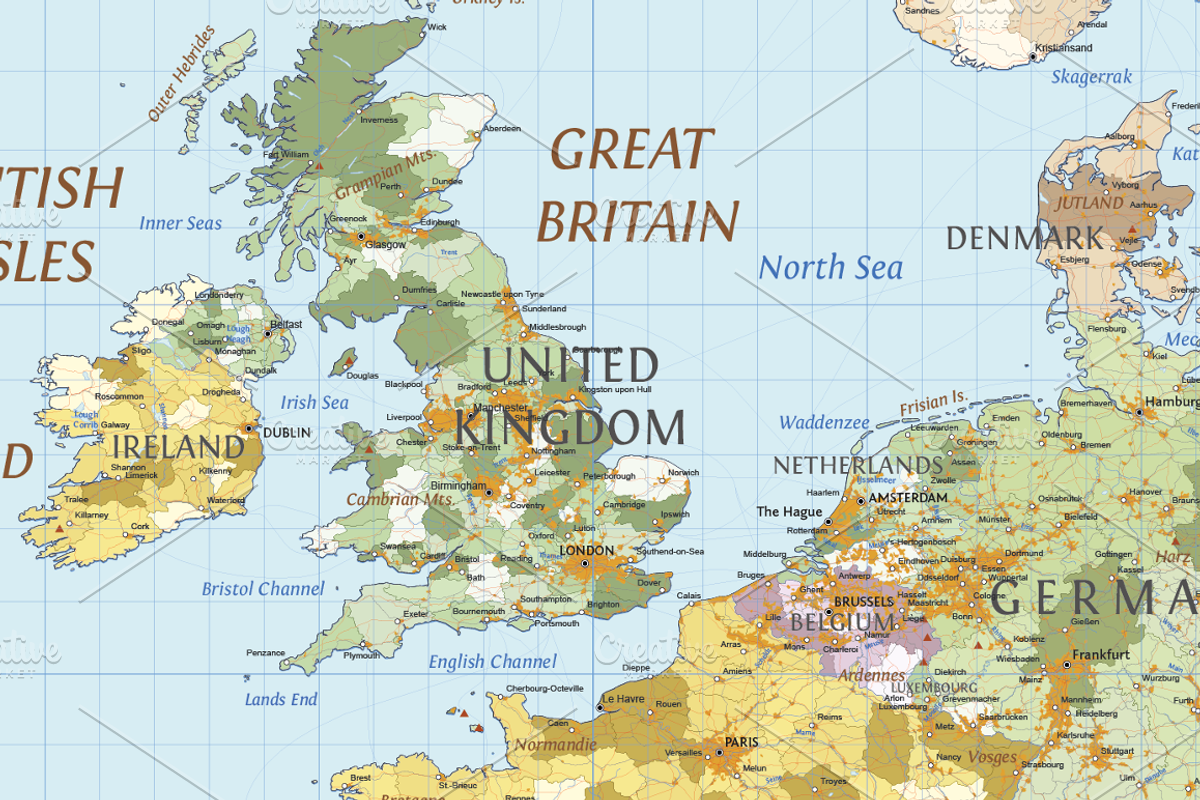 Political World Vector Map, an Illustration by Cartorical (Photo 6 of 9)