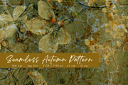 Seamless Autumn Pattern, a Pattern Graphic by Suna Kosem (Thumbnail 1 of 10)