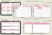 Jewel Tones Digital Planner 2025, a Templates & Theme by Plamarplanners (Thumbnail 6 of 11)