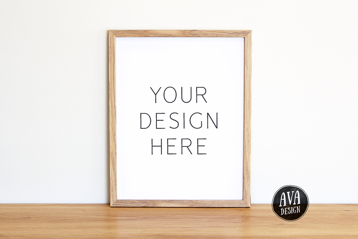 Simple 8x10 Frame Mockup, a Mockup by Ava Design (Photo 1 of 2)