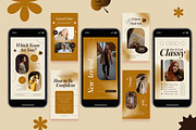 Brown Autumn Fashion Instagram Set, a Social Media Template by Aiyari Graphic (Thumbnail 5 of 5)