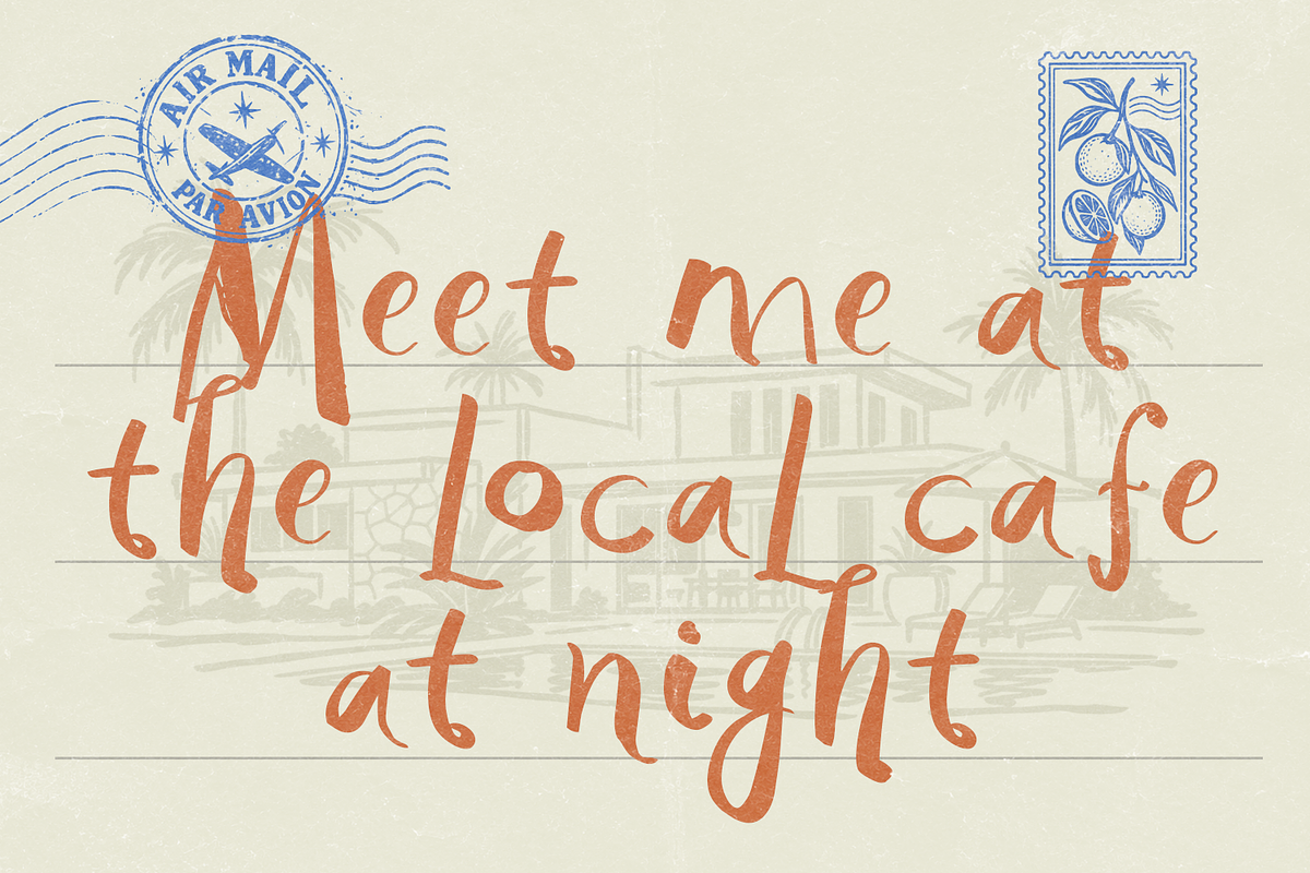 Blossom Olive Font Duo, a Handwritten Font by Haps Space (Photo 8 of 13)