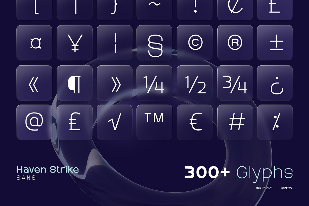 Haven Strike, a Sans Serif Font by din-studio.com (Photo 13 of 21)
