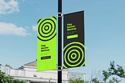 High Quality Flag Mockup, an Advertising Mockup by AKMAL STUDIO (Thumbnail 5 of 5)