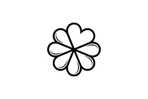 Flower Water Love Connection Logo