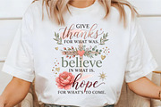 Give Thanks Believe Hope PNG, a Seasonal Illustration by designcity5 (Thumbnail 3 of 4)