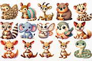 Safari Baby Animals Clipart Zoo PNG, an Animal Illustration by SugarCloudStudioArt (Thumbnail 4 of 7)