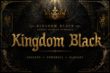 Kingdom Black – Gothic Blackletter