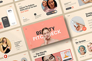 Beauty Pitch Deck Presentation, a Presentation Template by KreateTribe (Thumbnail 1 of 5)
