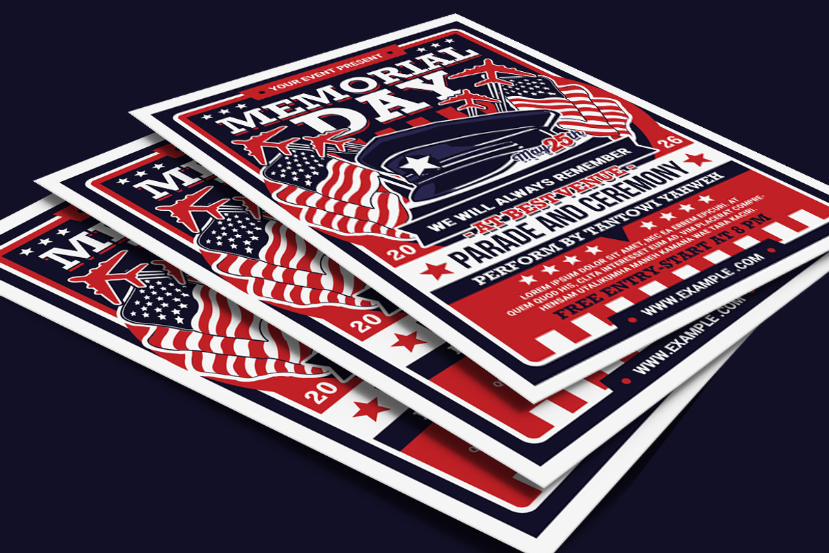 Memorial Day Flyer, a Flyer Template by Muhamad Iqbal hidayat (Photo 4 of 4)