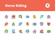 Horse Riding Icons, an Icon by Amogh Design (Thumbnail 2 of 3)