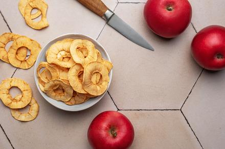 Dried apple chips, a Food & Drink Photo by Olena Rudo