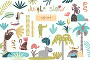 Childrens set with tropic forest, an Object Graphic by rosypatterns (Thumbnail 4 of 4)