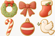 Christmas Gingerbread Cookies PNG, a Food Illustration by SugarCloudStudioArt (Thumbnail 6 of 6)