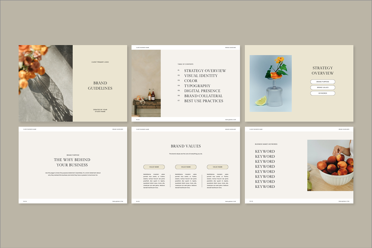 Brand Process Template Bundle, Canva, a Presentation Template by Studio_Evergreen (Photo 8 of 11)
