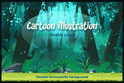 Tileable jungle, an Illustration by Nearbirds (Thumbnail 1 of 5)