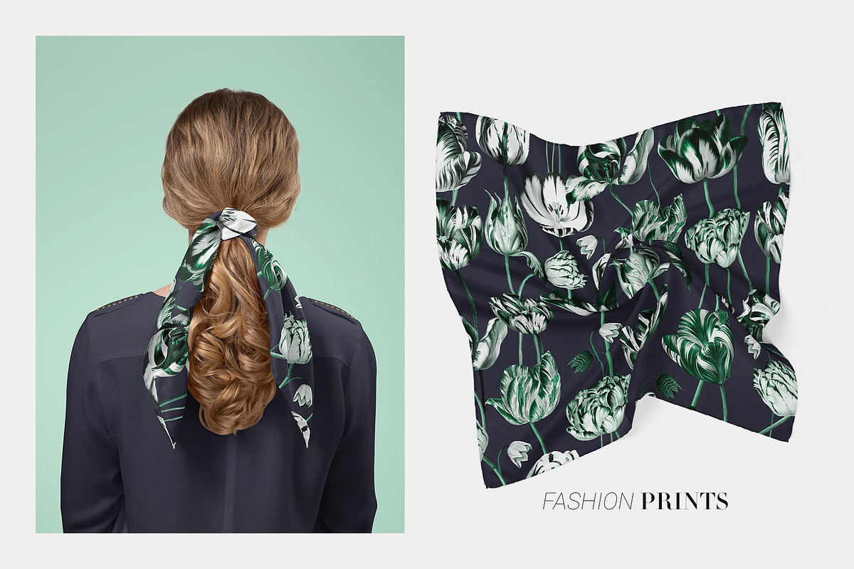 Luxury Tulipan Floral Seamless Print, a Pattern Graphic by TSTUDIO (Photo 7 of 10)