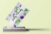 Watercolor Creative Business Card, a Business Card Template by land art (Thumbnail 9 of 10)