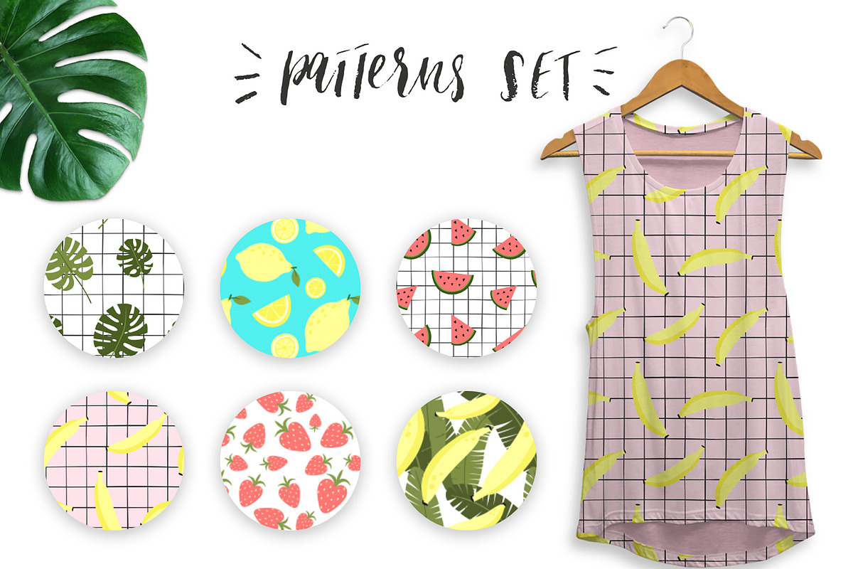 Yey! - Fun Summer Fruits set, an Illustration by Artnis (Photo 7 of 7)