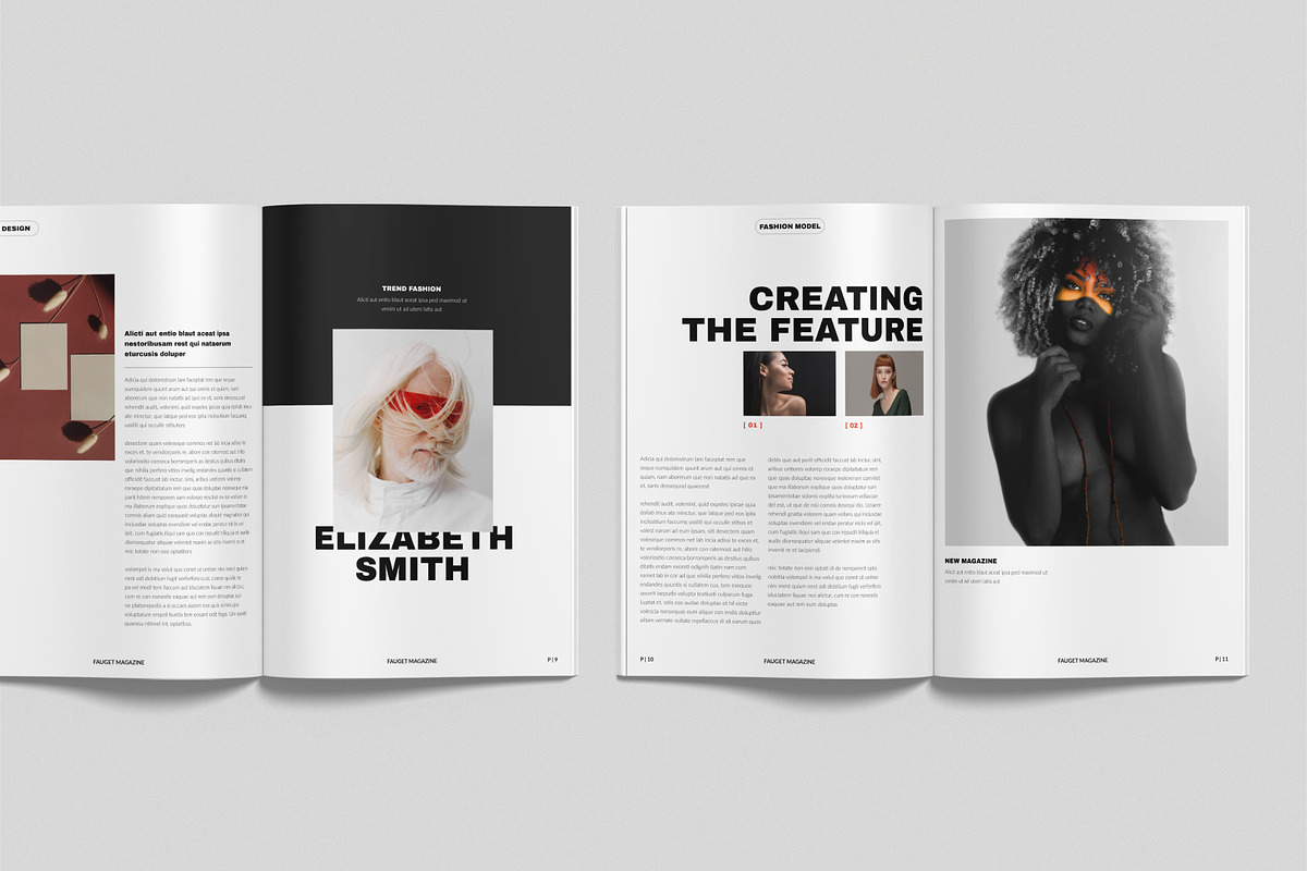 AURA Magazine Brochure Template, a Brochure Template by NorthPeak (Photo 5 of 14)
