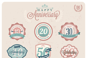 Vector Anniversary labels