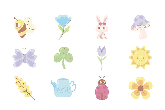 Cute Spring Garden Set preview 2