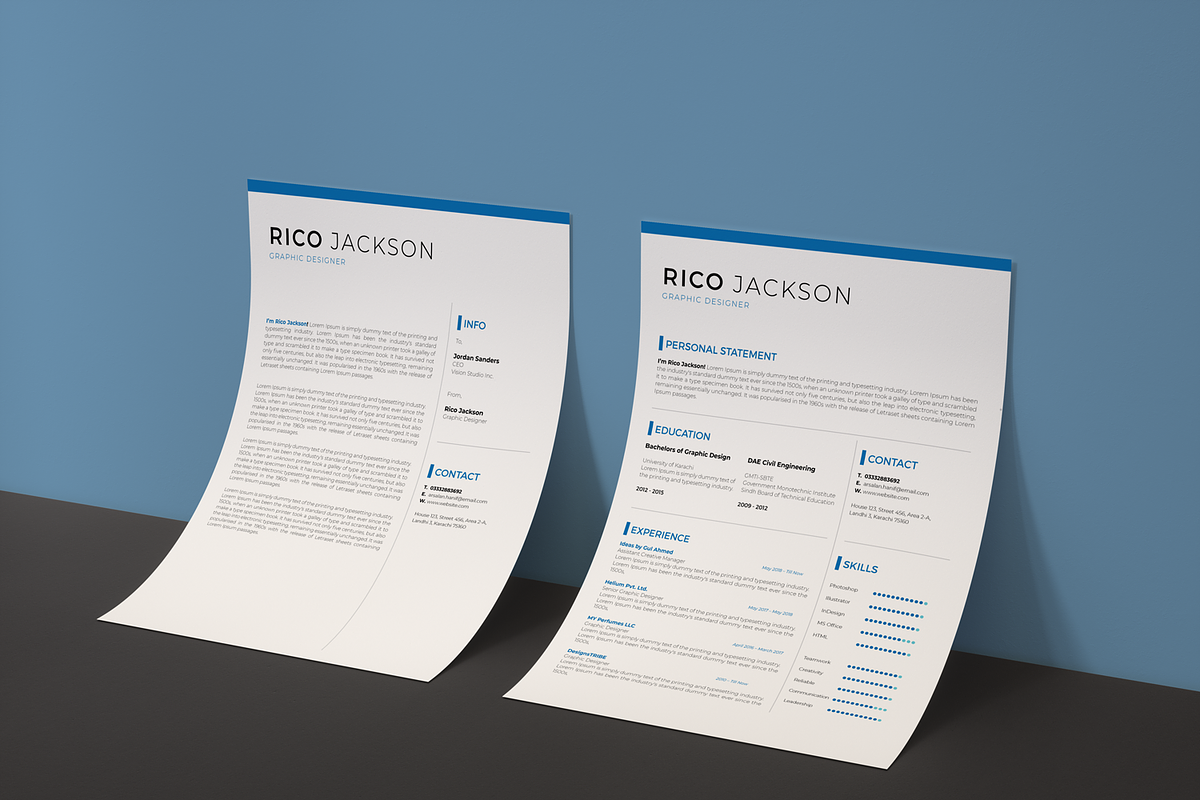Resume CV, a Resume Template by Design'sTRIBE (Photo 3 of 9)