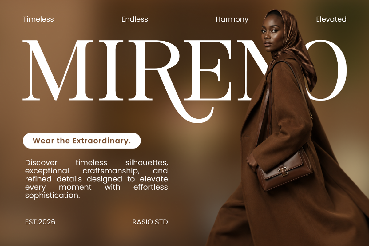 Drazelle Modern Editorial Serif Font, a Serif Font by Rasio Studio (Photo 5 of 9)