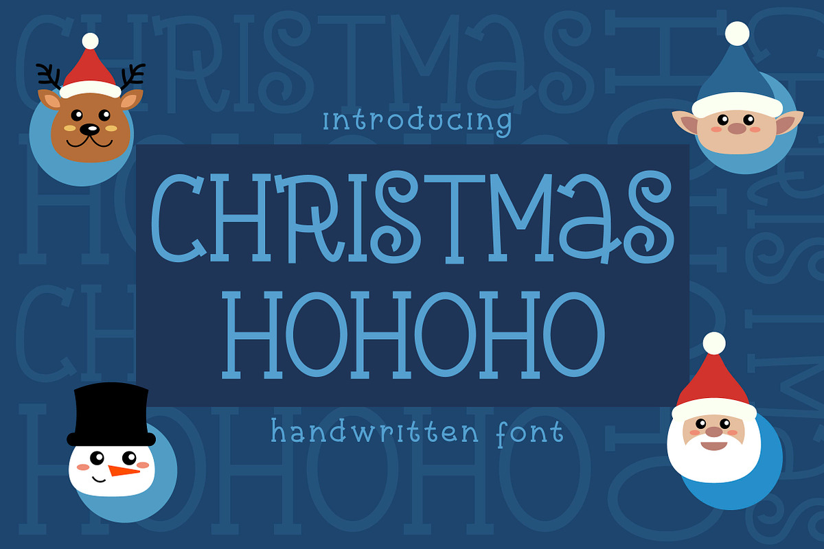 Christmas Hohoho, a Handwritten Font by caocastudio (Photo 1 of 4)