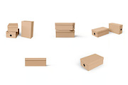 Kraft shoe box mockup, a Packaging Mockup by zphotographystudio (Thumbnail 9 of 11)