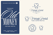 Old Money Dental Clinic Logo, a Branding & Logo Template by Headfonts (Thumbnail 1 of 3)