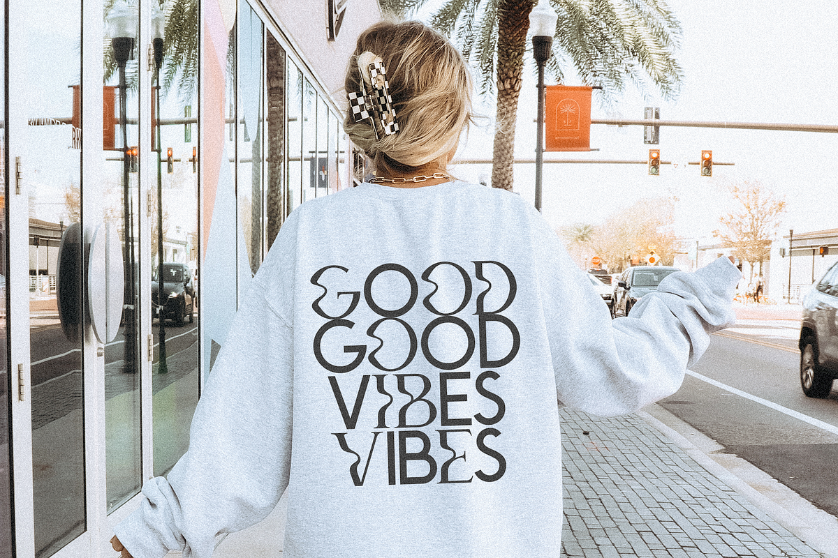 Only Good Vibes | Wavy Serif Font, a Serif Font by KA Designs (Photo 5 of 12)