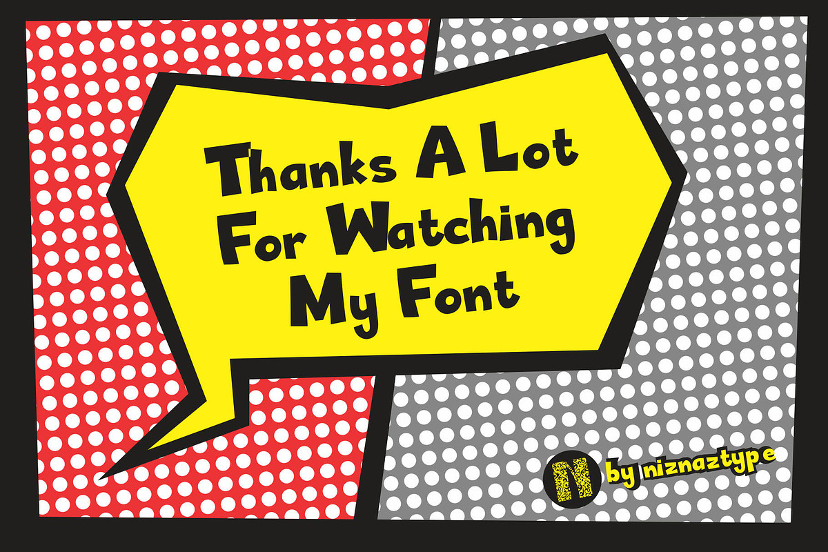 Comikids - A Comic Font, a Font by nIznaztype (Photo 5 of 6)