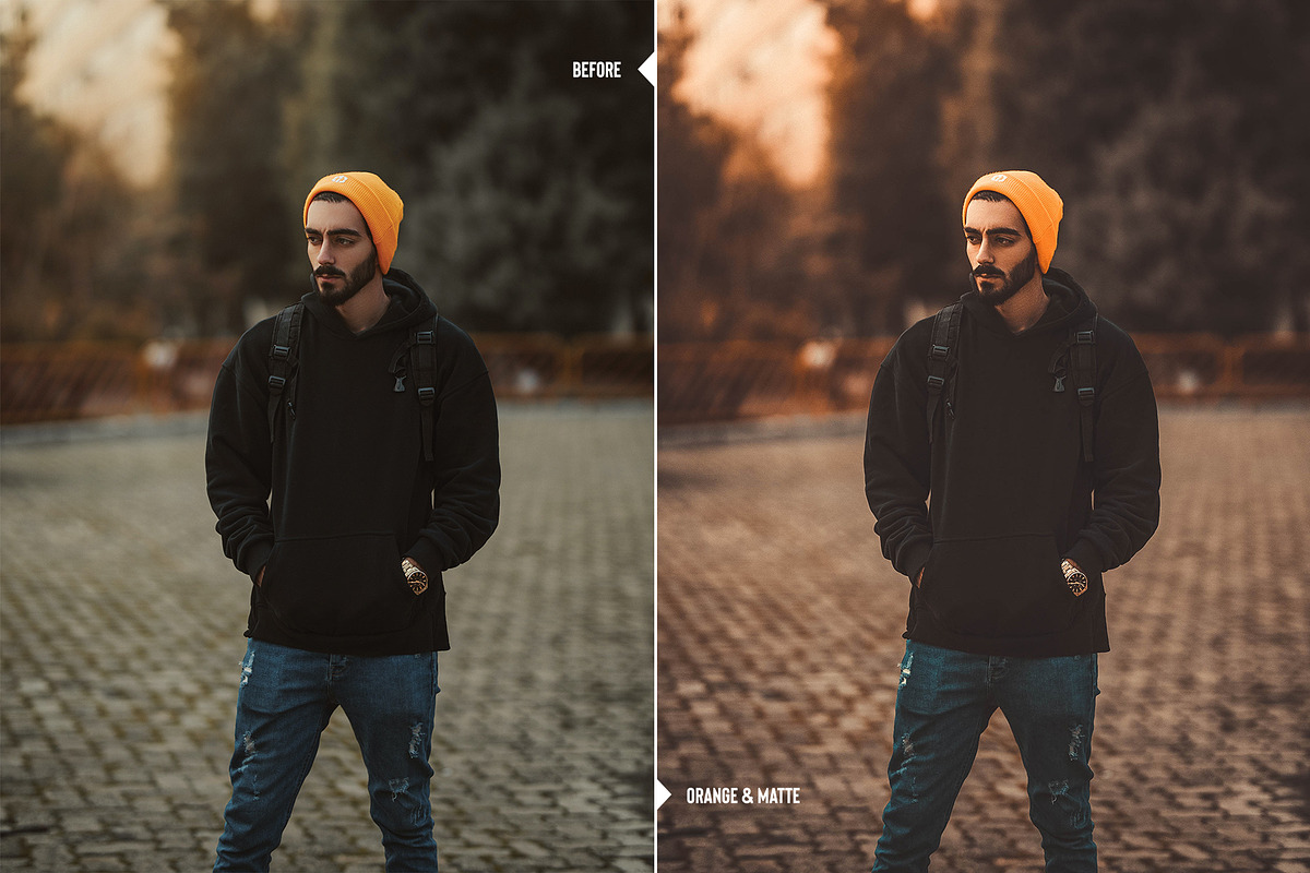 Orange Tone Mobile & Desktop Presets, an Action Add-On by Effect-Hub (Photo 5 of 15)