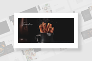 Foodie PowerPoint Template, a Templates & Theme by Angkalimabelas (Thumbnail 1 of 6)