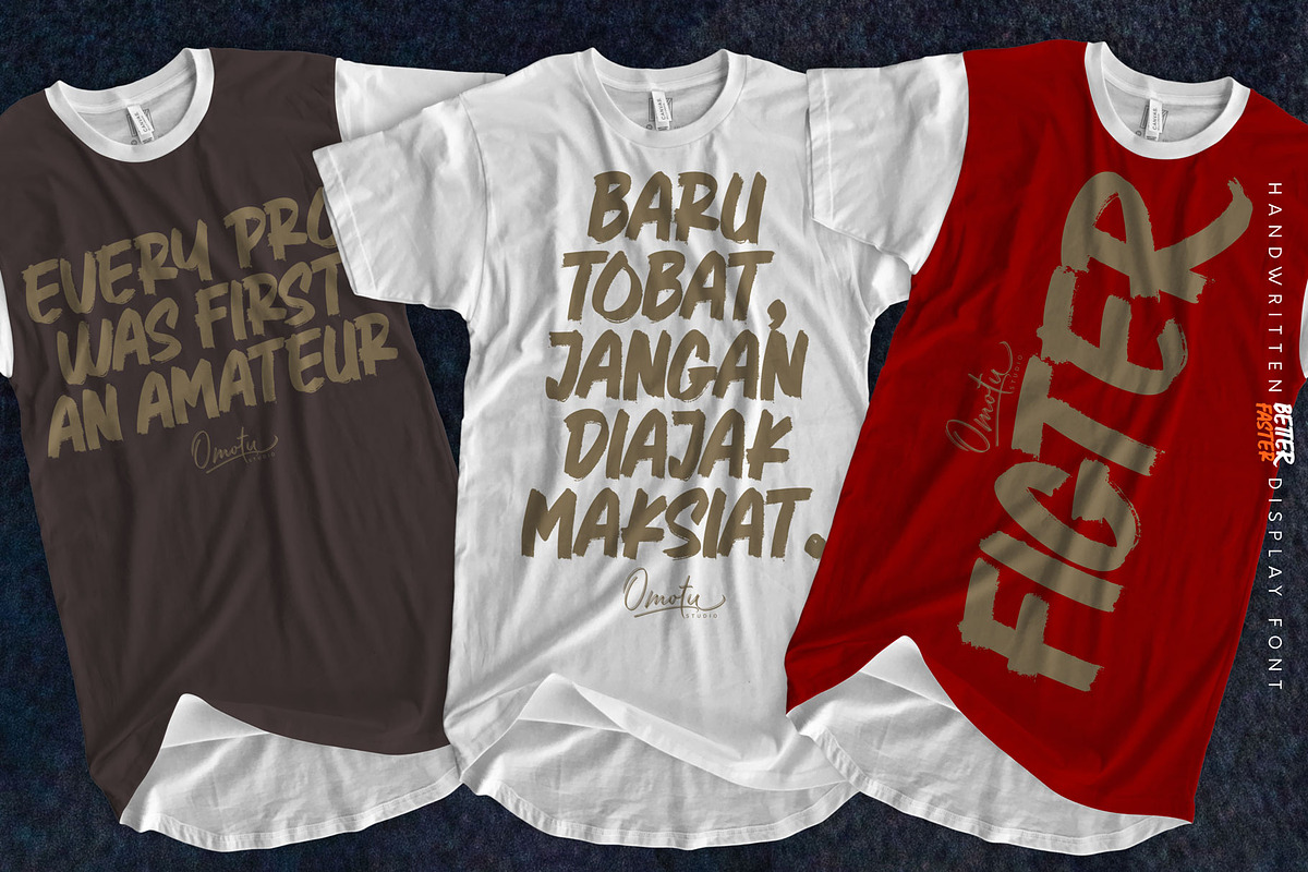 Better Faster, a Font by Omotu Studio (Photo 3 of 12)