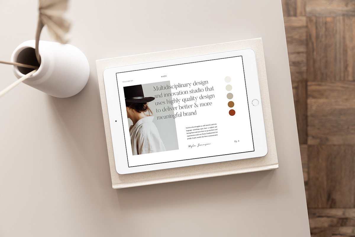 KALINA - Client Welcome Template, a Presentation Template by Elokka Std. (Photo 6 of 10)