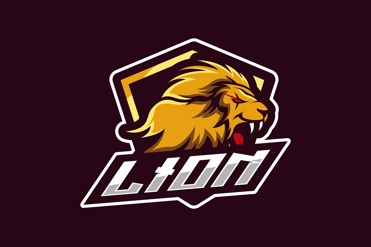 Lion Mascot Sport Logo Vector, a Branding & Logo Template by Jhon.aburame