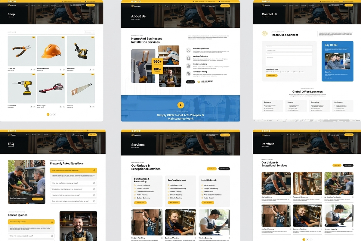 Mezon - Plumber WordPress Theme, a WordPress Template by ThemesRain (Photo 2 of 3)