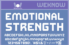 Emotional Strength font