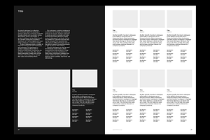 Catalogue Template A4 For InDesign