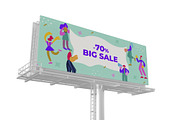 Female characters (drawn flat style), an Object Graphic by PixelAesthetic (Thumbnail 3 of 6)
