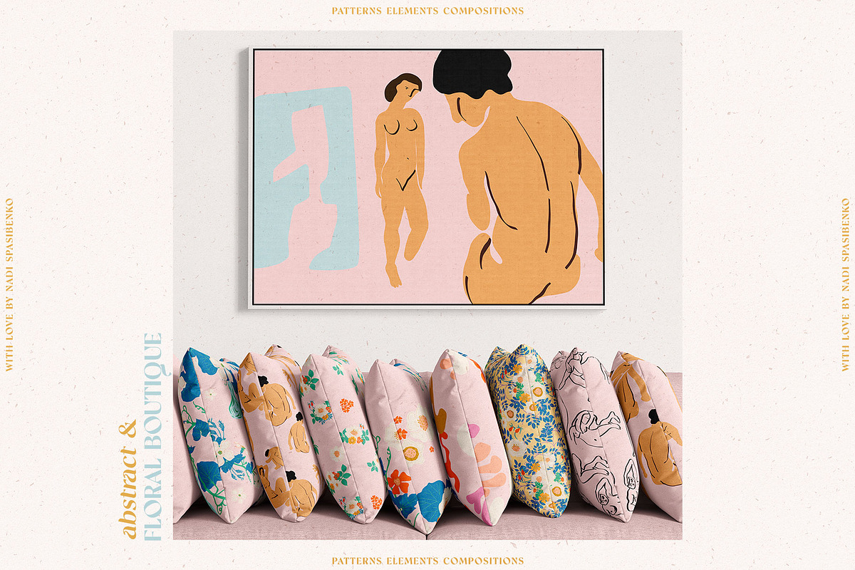 Floral Boutique || Vector Floral Set, an Illustration by nadispasibenko (Photo 2 of 15)