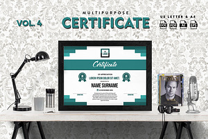 Best Multipurpose Certificate Vol 4