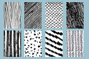 50 hand drawn pattern kit., a Texture Illustration by redstudio (Thumbnail 7 of 11)