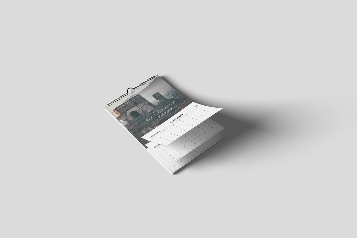 High Quality Calendar Mockup, a Books & Magazine Mockup by Lxadesign (Photo 5 of 7)